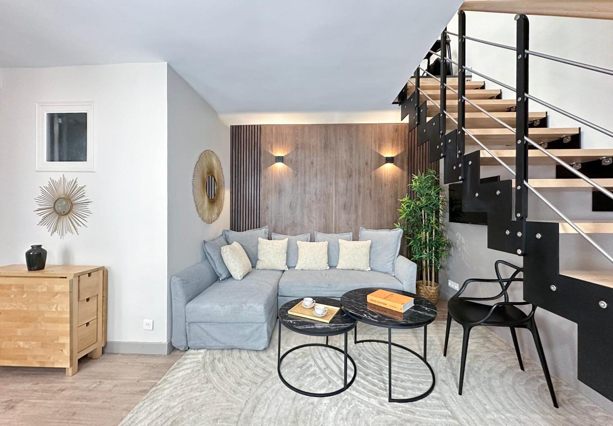 Ferienwohnung Stylish & Chic Duplex Near Eiffel Tower Paris Exterior foto