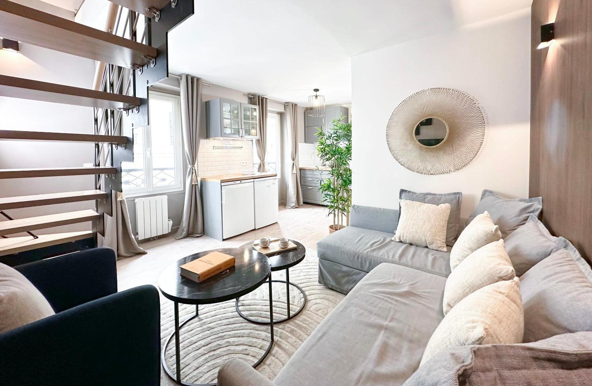 Ferienwohnung Stylish & Chic Duplex Near Eiffel Tower Paris Exterior foto