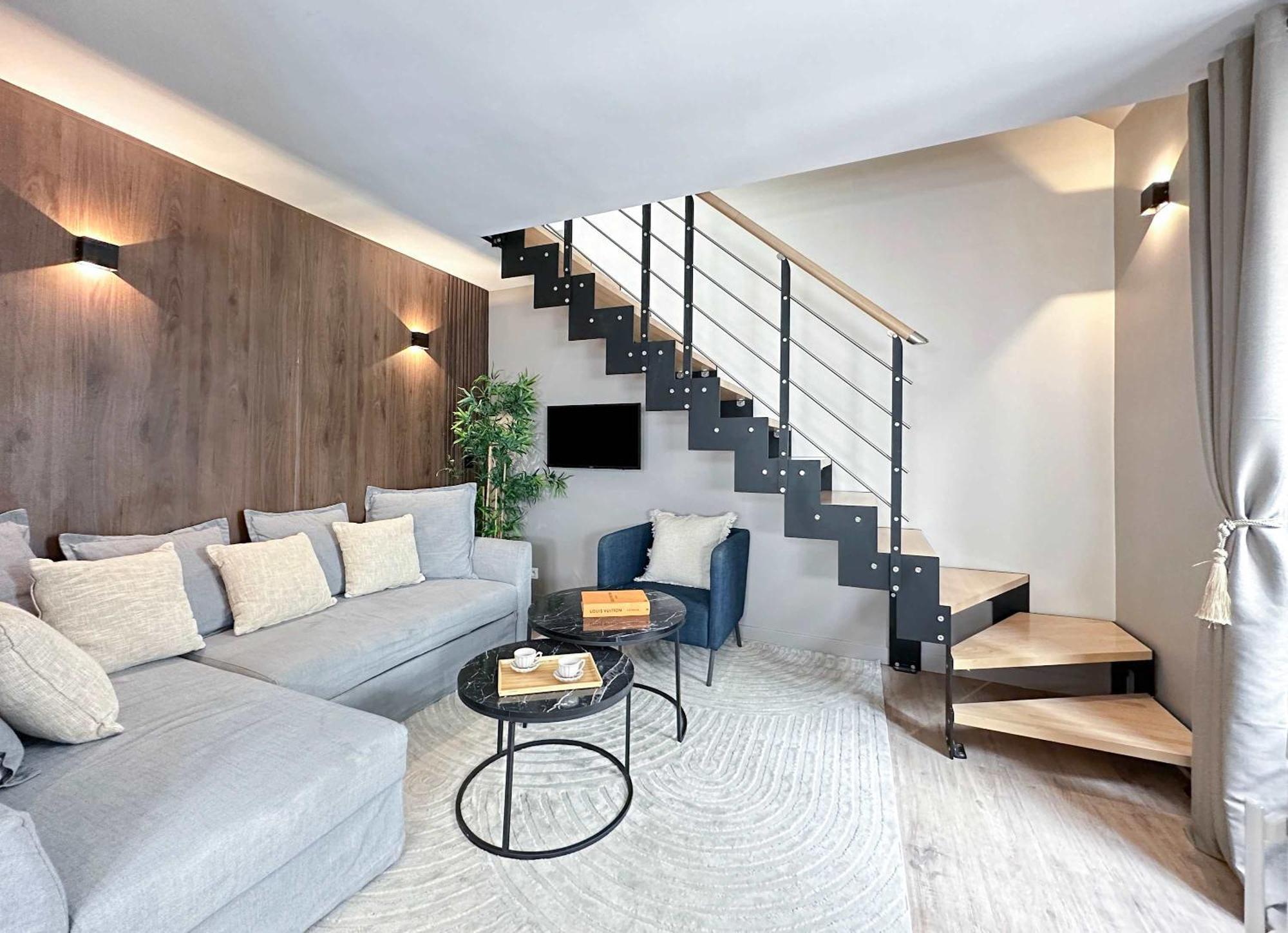 Ferienwohnung Stylish & Chic Duplex Near Eiffel Tower Paris Exterior foto